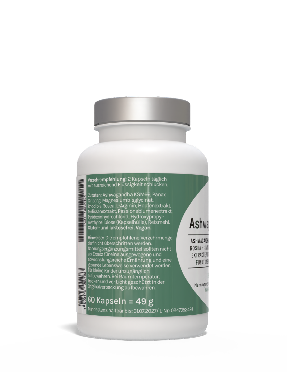 Ashwagandha Komplex Kapseln 