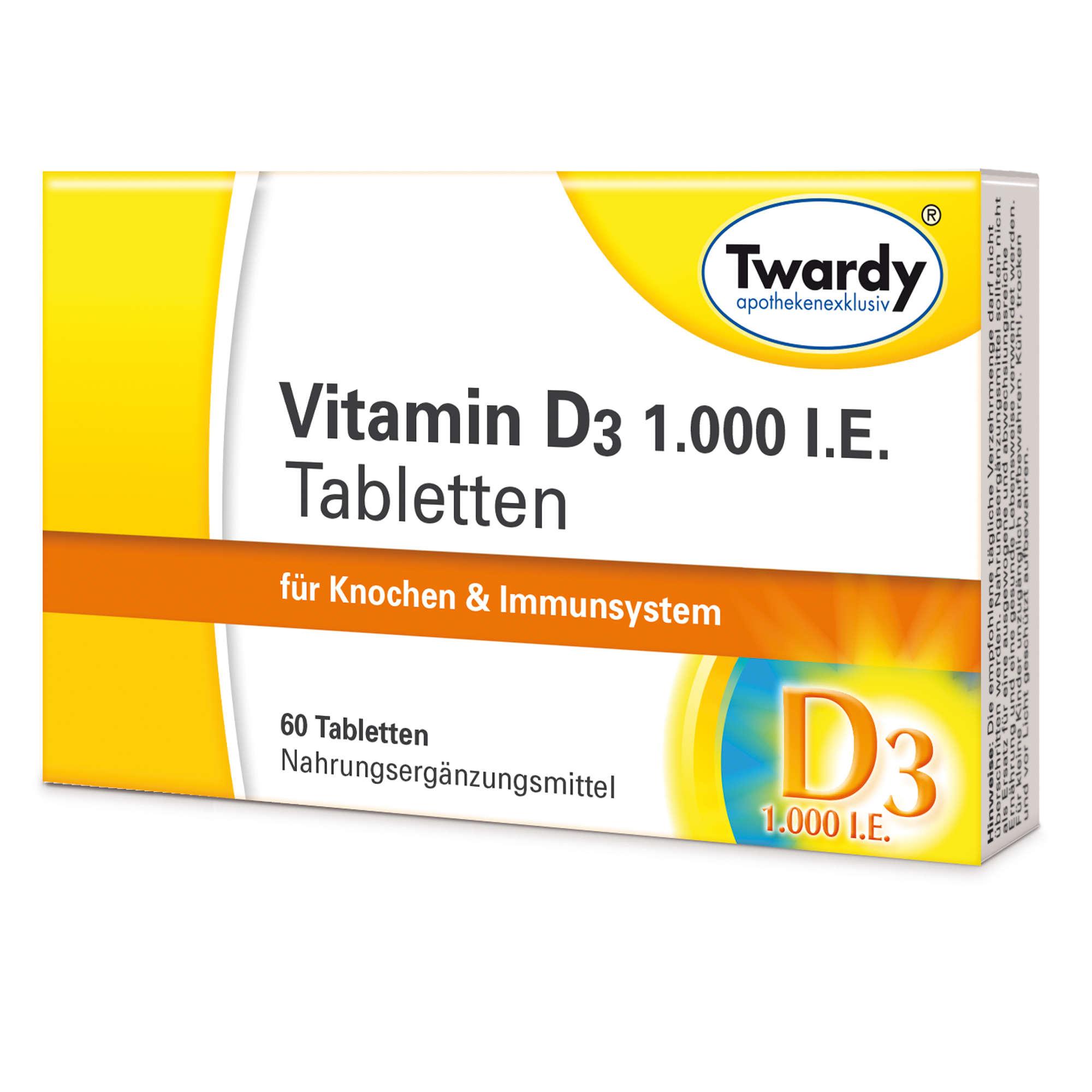 Vitamin D3 1.000 I.E. Tabletten