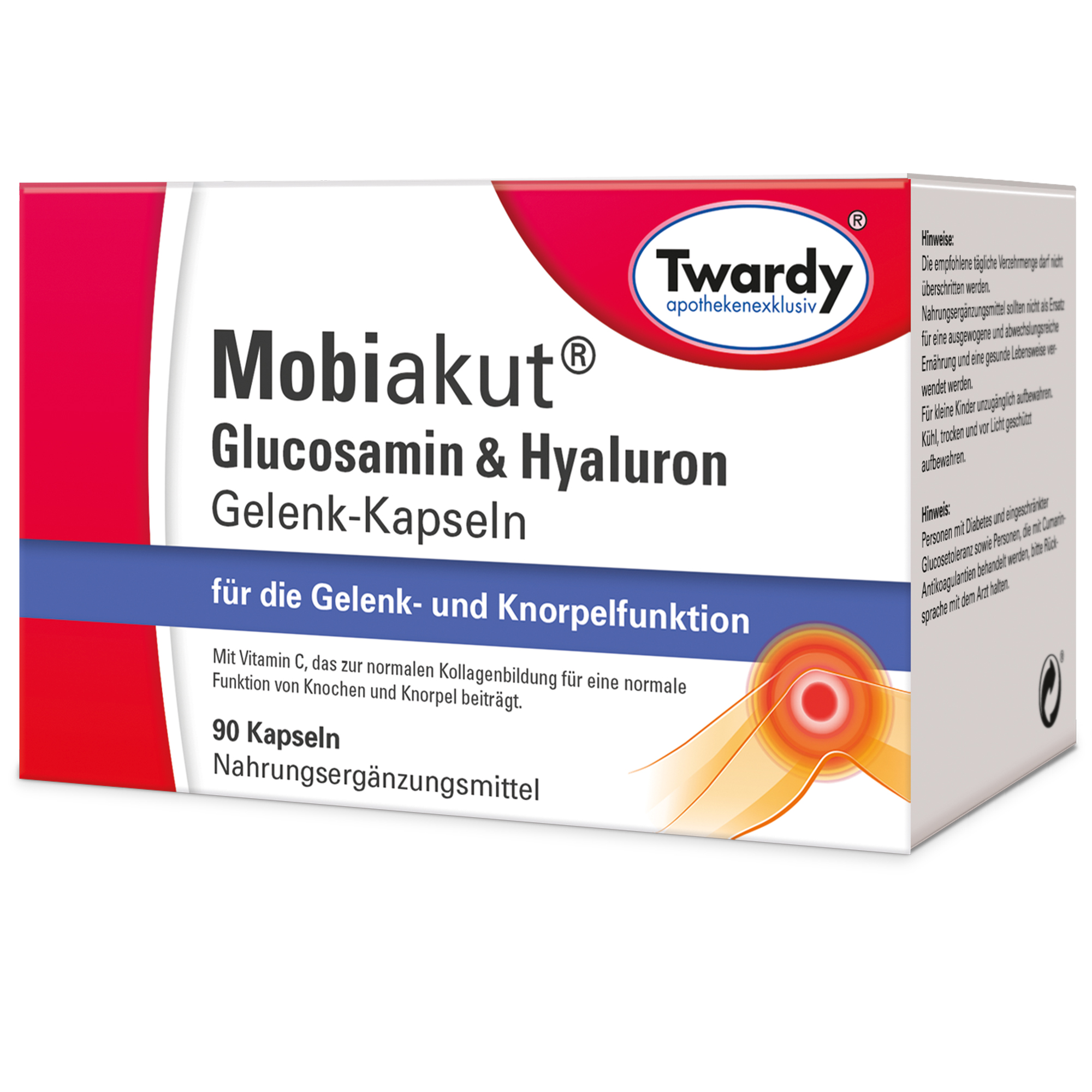 Mobiakut® Glucosamin & Hyaluron Gelenk-Kapseln