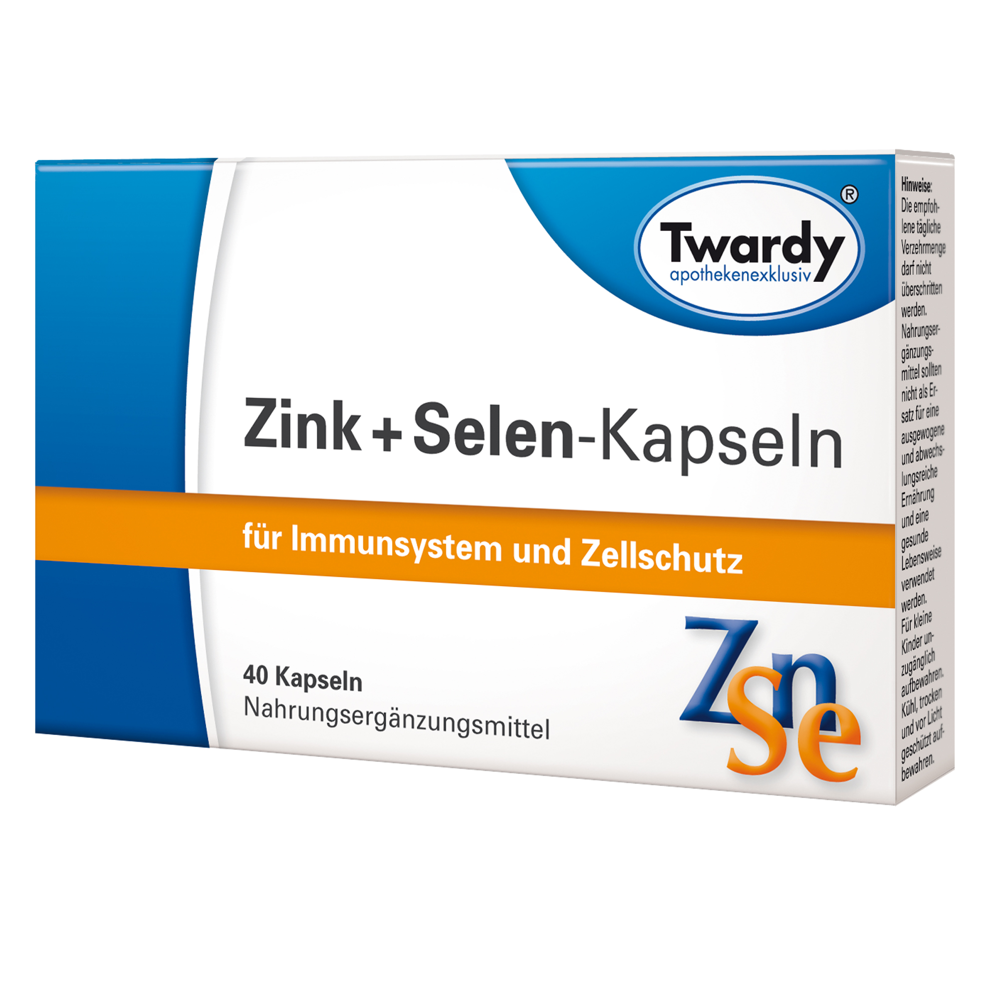 Zink + Selen-Kapseln – PZN 07709629